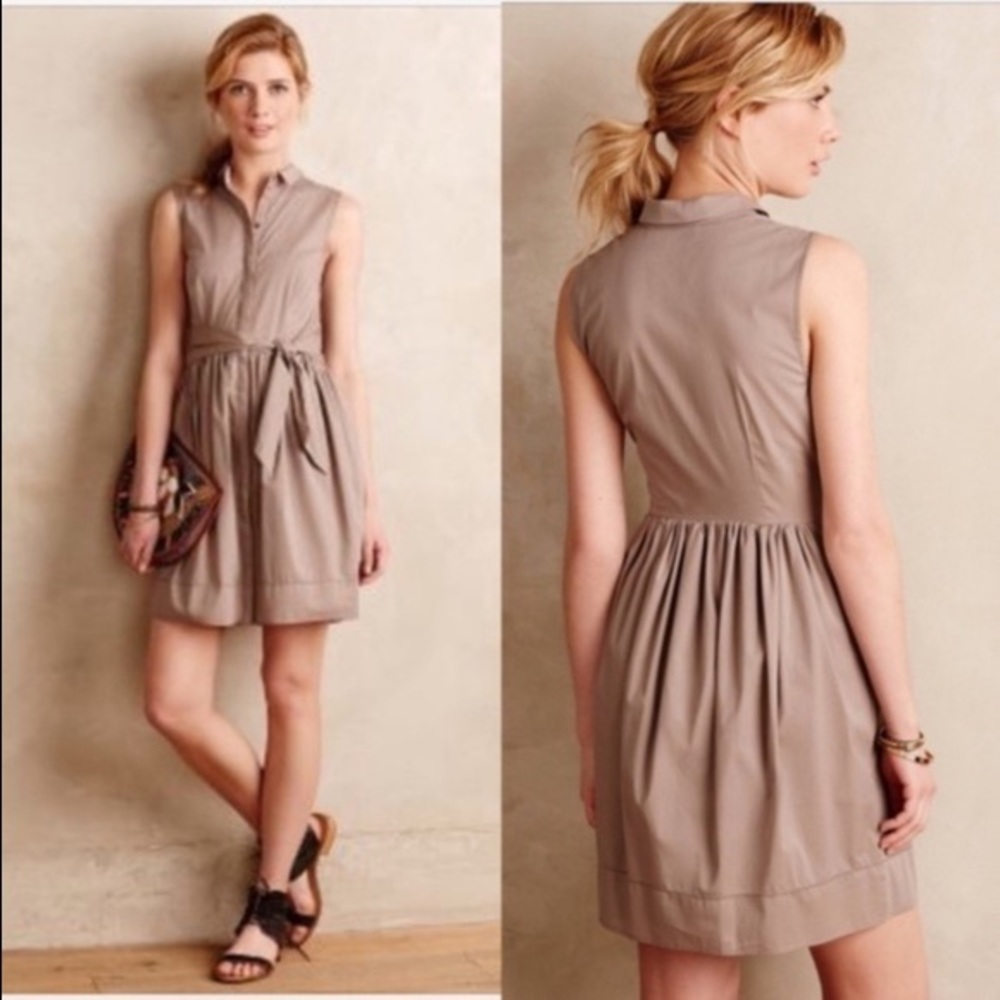 Anthro/Elizabeth Klein A-Line Skirt Dress